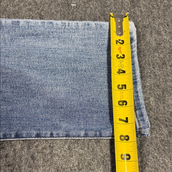 Kut from the Kloth Light Blue Distressed Straight Leg Jeans - Picture 7 of 7